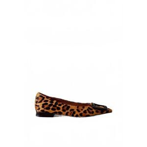 NEW BIBI LOU women's poznan flat shoes in leopard
